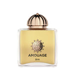 Amouage Dia Woman Eau de Parfum – luxury women’s fragrance in elegant clear glass bottle with golden cap and emblem
