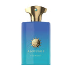Amouage Figment Man Eau de Parfum – discontinued men’s fragrance in gradient blue bottle with gold cap and emblem