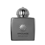 Amouage Reflection Woman Eau de Parfum – luxury women’s fragrance in silver bottle with dome cap