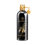 Montale Arabians Tonka Eau de Parfum – opulent oriental fragrance blending rich oud, rose, amber, and tonka bean notes in a luxurious 100ml metallic black bottle adorned with a golden Arabian horse design and gold detailing.