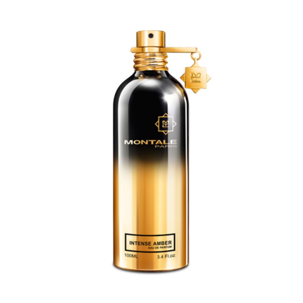 Montale Intense Amber Eau de Parfum – luxury oriental amber fragrance in gold and black bottle, 100ml unisex perfume