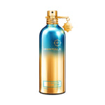 Montale Intense So Iris Extrait de Parfum – sophisticated floral woody fragrance highlighting the elegance of iris blended with sandalwood and musk in a radiant 100ml metallic blue and gold gradient bottle with luxurious gold detailing.