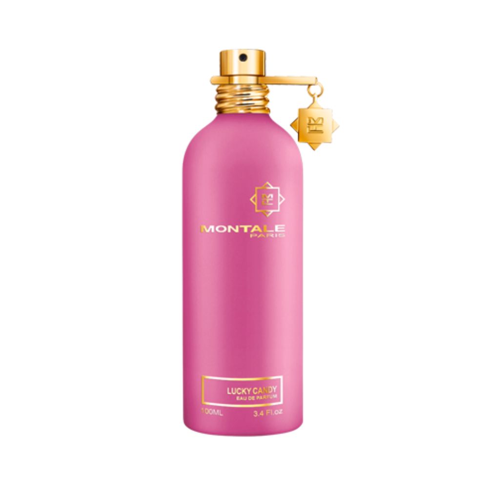 Montale Lucky Candy Eau de Parfum – sweet gourmand fragrance with caramel, vanilla and fruity notes in pink Montale bottle, 100ml
