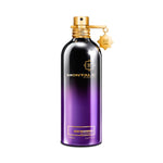 Montale Oud Pashmina Eau de Parfum – luxurious oud and floral unisex fragrance in metallic purple-black bottle